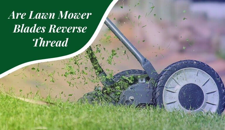 Are Lawn Mower Blades Reverse Thread
